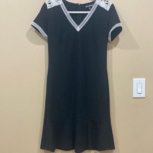 Black and white dress